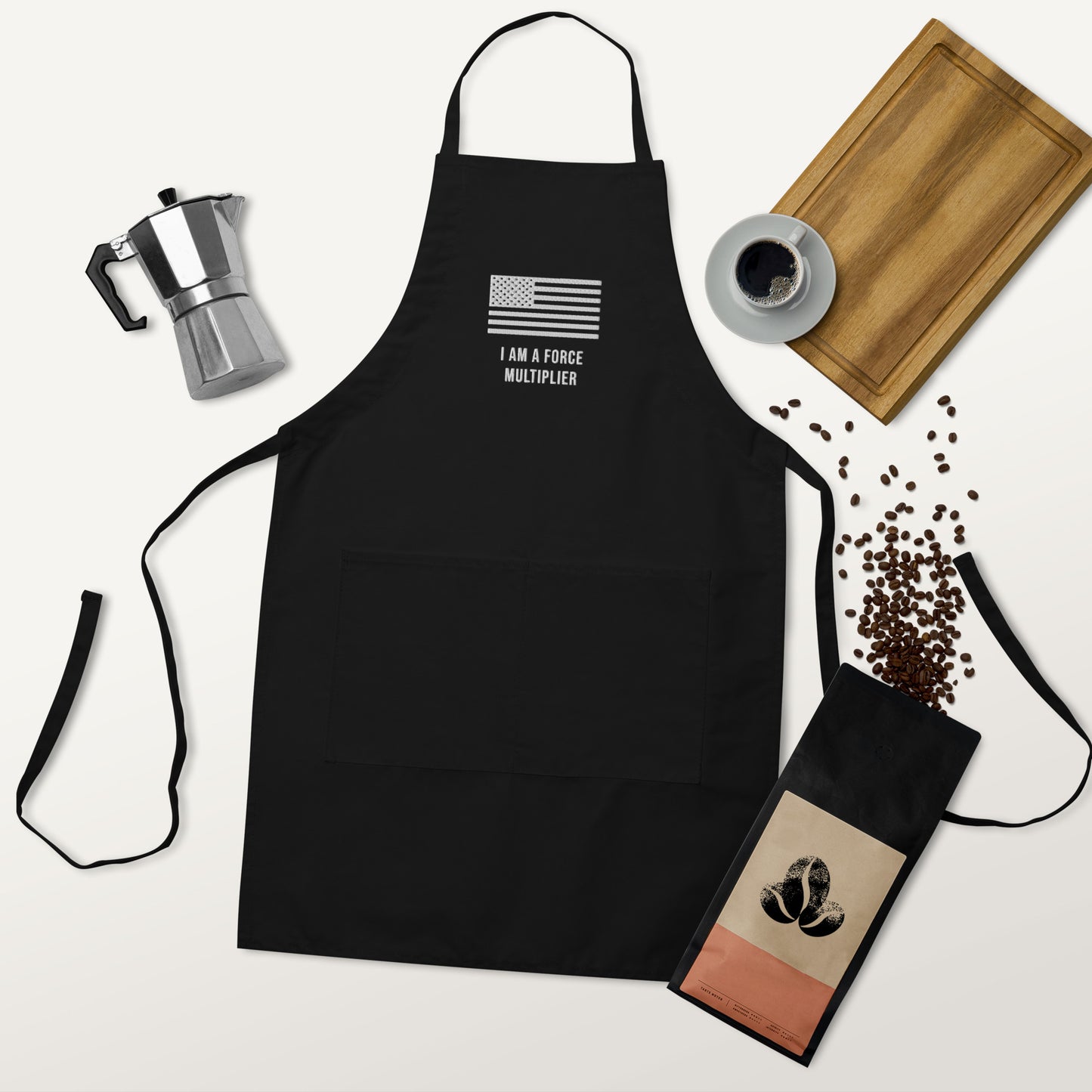 Embroidered Apron - Force Multiplier